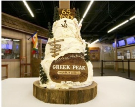 Greek Peak 65th Cake