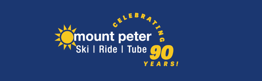Mount Peter 90 Years Logo