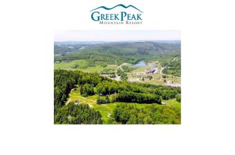 Greek Peak Mountain Resort with Logo