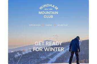 Windham Mountain Club Snowboarder