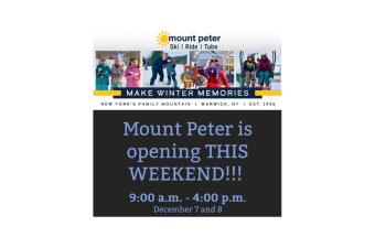 Mount Peter Opening Graphic