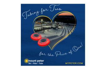 Tubing for Two at Mount Peter