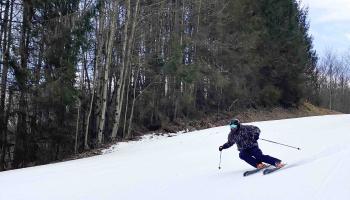 Greek peak Skier